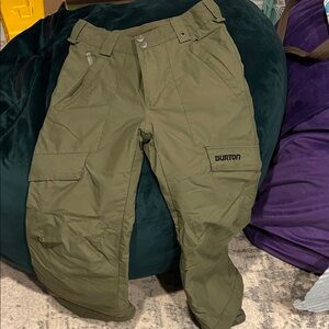 Burton Boys XL Forest Green Cargo Pants
